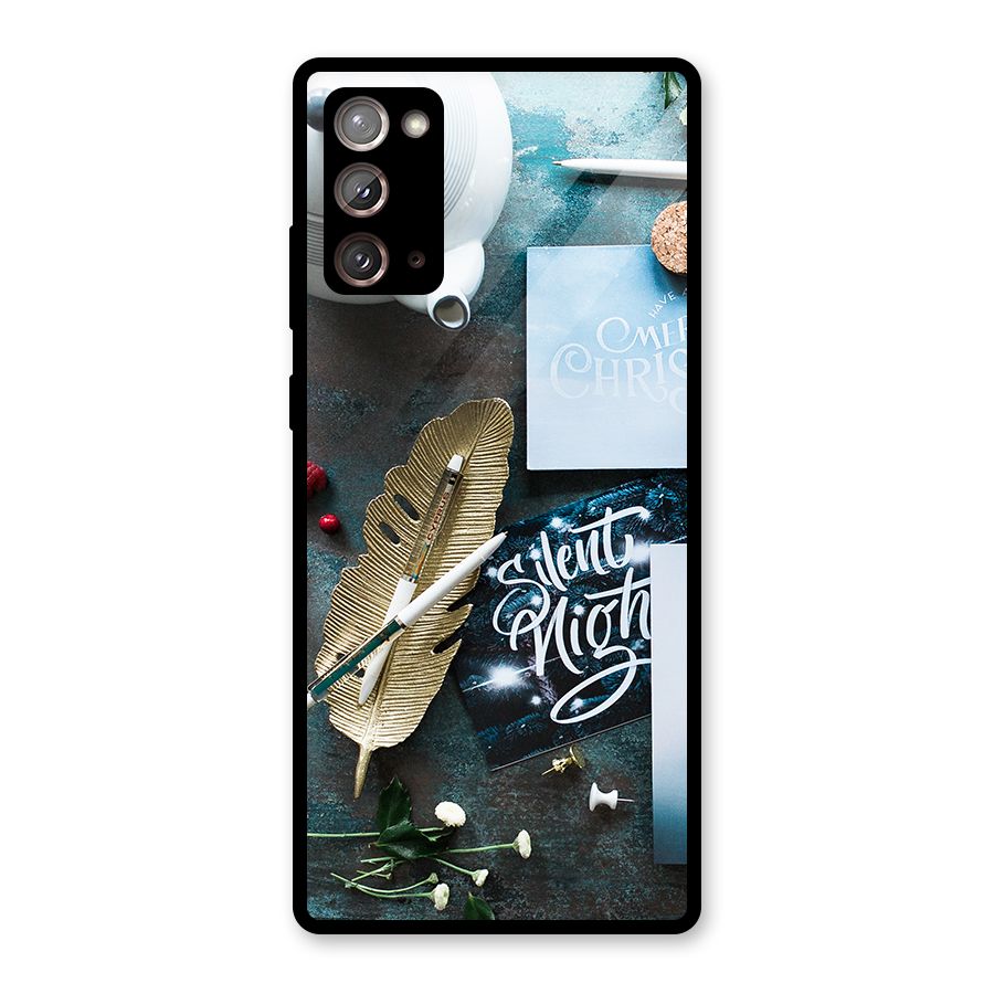 Silent Night Celebrations Glass Back Case for Galaxy Note 20