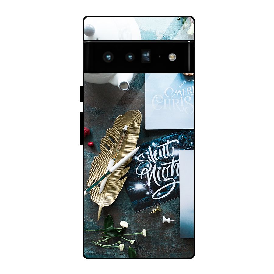 Silent Night Celebrations Glass Back Case for Google Pixel 6 Pro