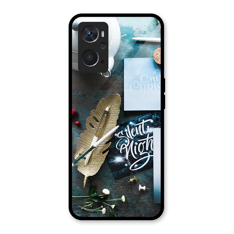 Silent Night Celebrations Glass Back Case for Oppo K10 4G