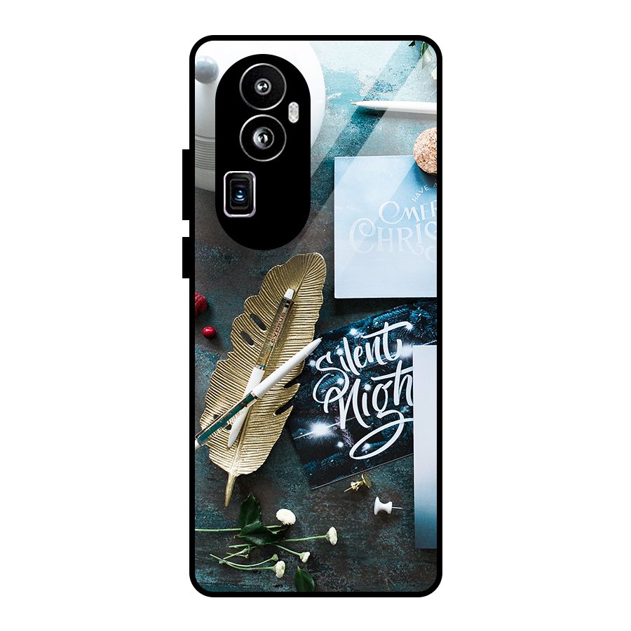 Silent Night Celebrations Glass Back Case for Oppo Reno10 Pro Plus