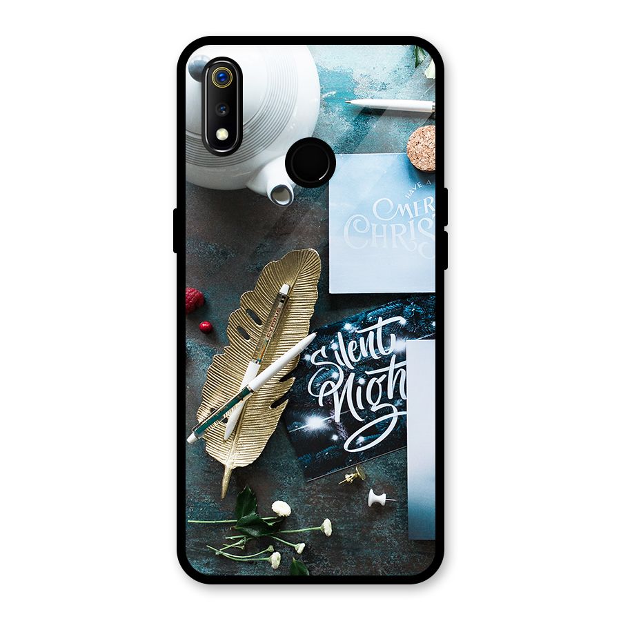 Silent Night Celebrations Glass Back Case for Realme 3