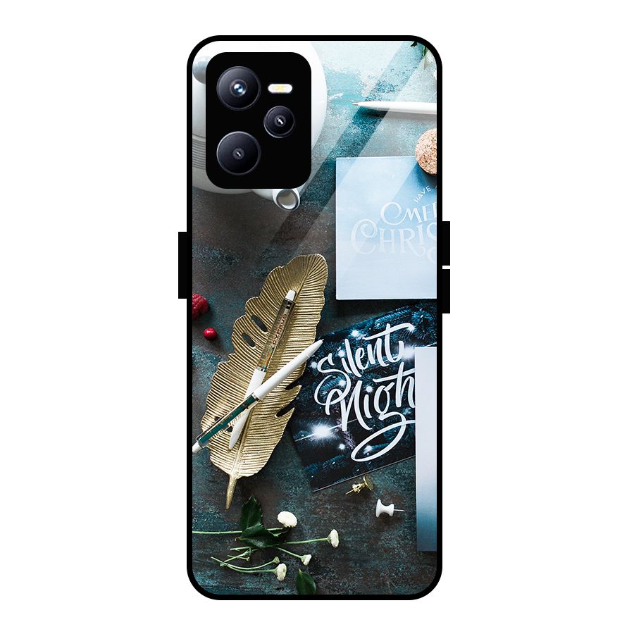 Silent Night Celebrations Glass Back Case for Realme C35