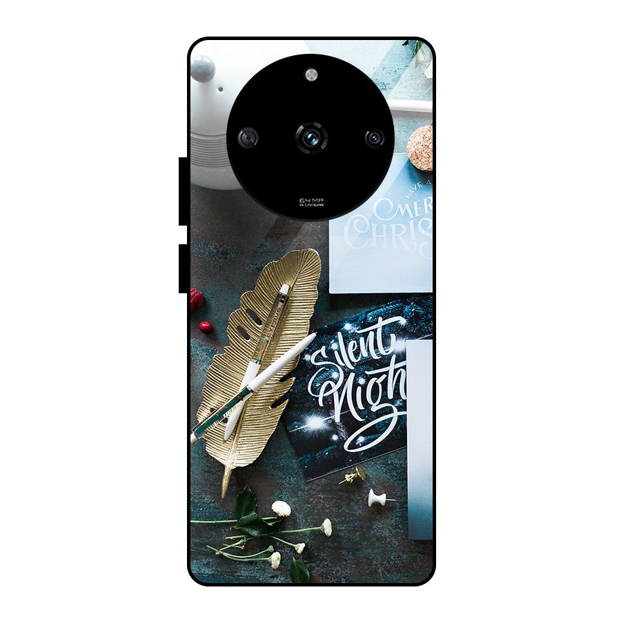 Silent Night Celebrations Glass Back Case for Realme Narzo 60 5G