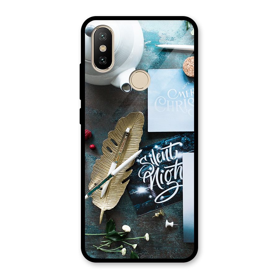 Silent Night Celebrations Glass Back Case for Redmi A2