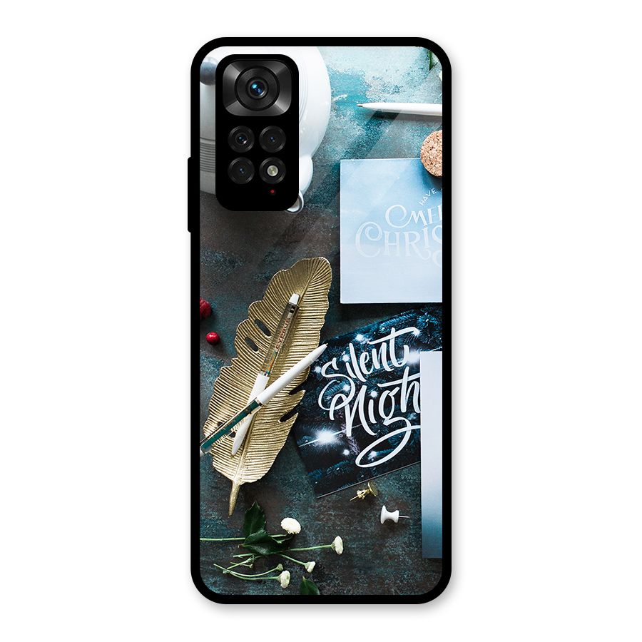 Silent Night Celebrations Glass Back Case for Redmi Note 11S