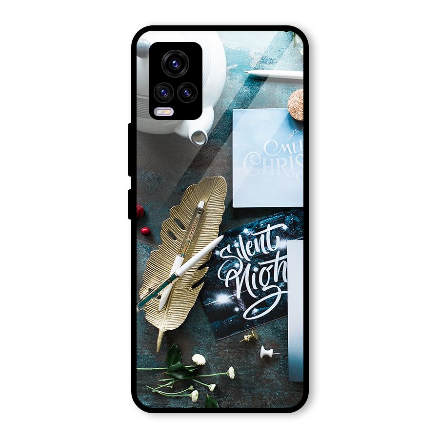Silent Night Celebrations Glass Back Case for Vivo V20 2021