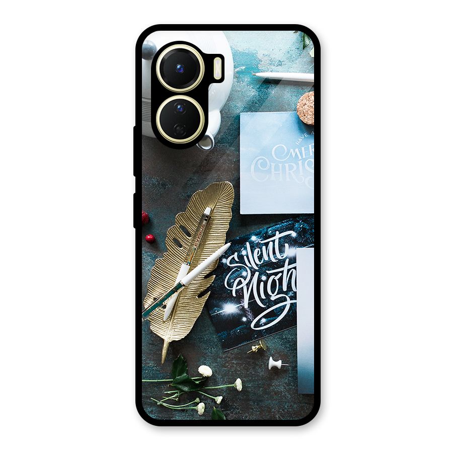 Silent Night Celebrations Glass Back Case for Vivo Y16