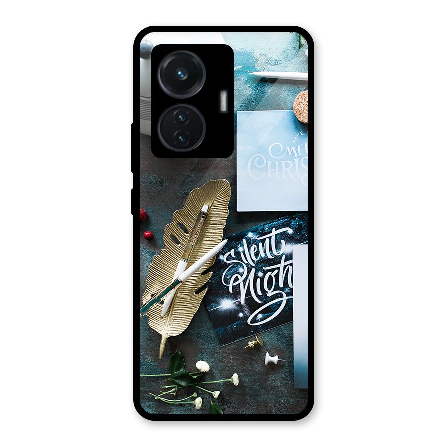 Silent Night Celebrations Glass Back Case for iQOO Z6 44W