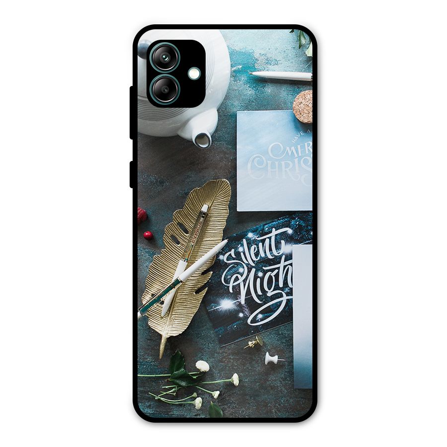 Silent Night Celebrations Metal Back Case for Galaxy A04