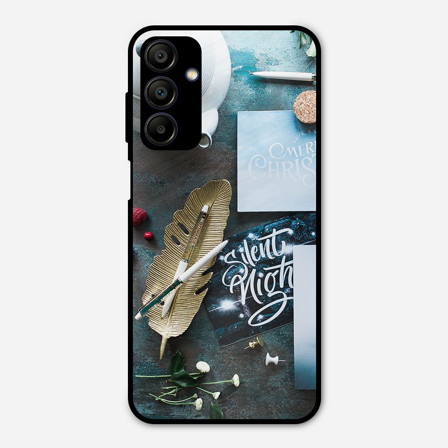 Silent Night Celebrations Metal Back Case for Galaxy A15 5G