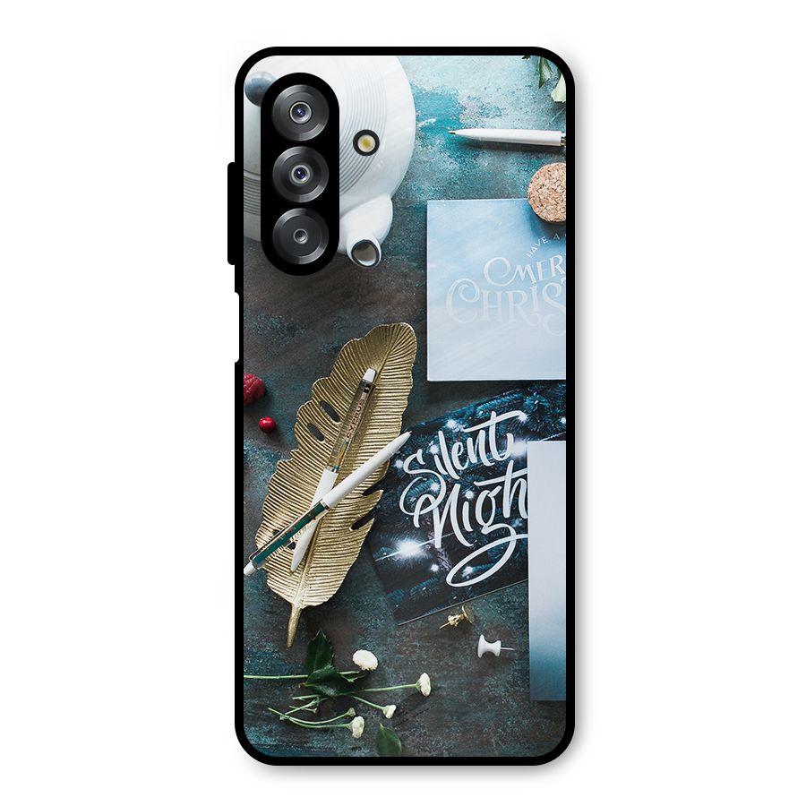 Silent Night Celebrations Metal Back Case for Galaxy A26