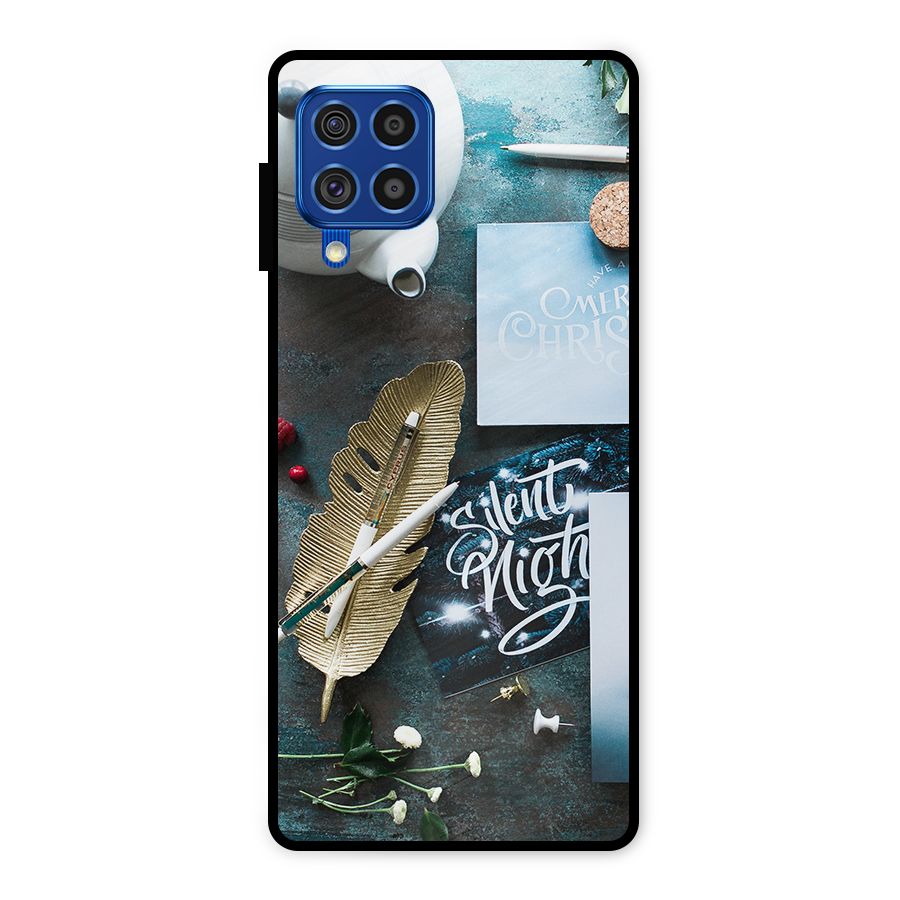 Silent Night Celebrations Metal Back Case for Galaxy F62