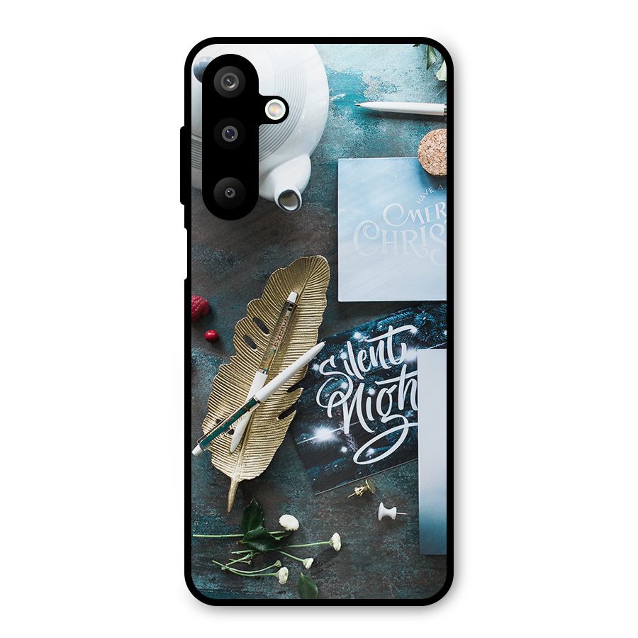 Silent Night Celebrations Metal Back Case for Galaxy M16