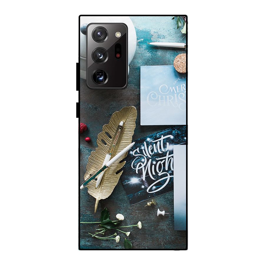 Silent Night Celebrations Metal Back Case for Galaxy Note 20 Ultra