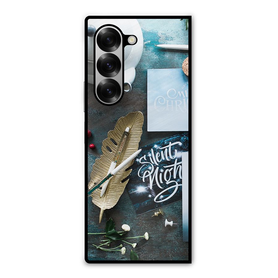 Silent Night Celebrations Metal Back Case for Galaxy Z Fold6