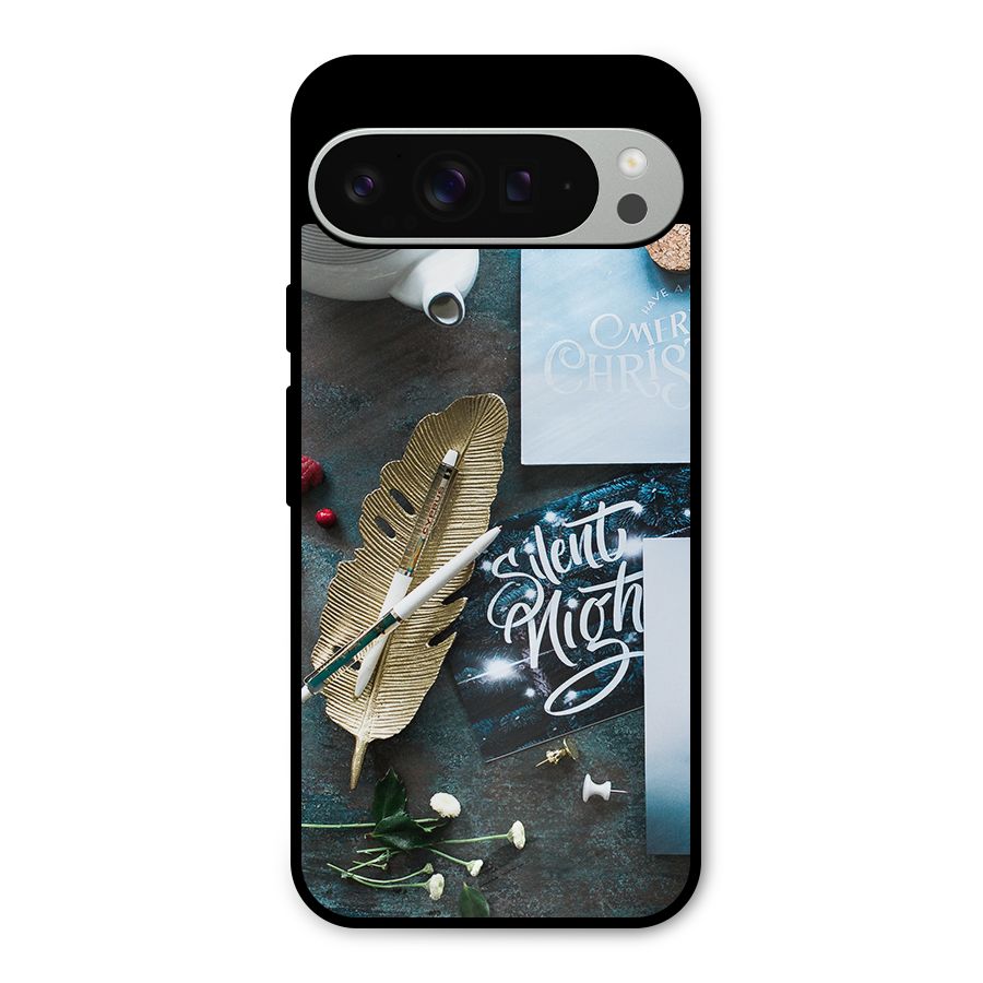 Silent Night Celebrations Metal Back Case for Google Pixel 9 Pro XL