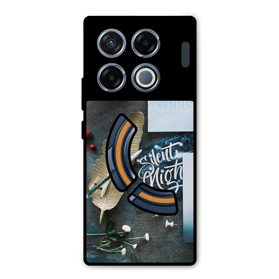 Silent Night Celebrations Metal Back Case for Infinix GT 20 Pro