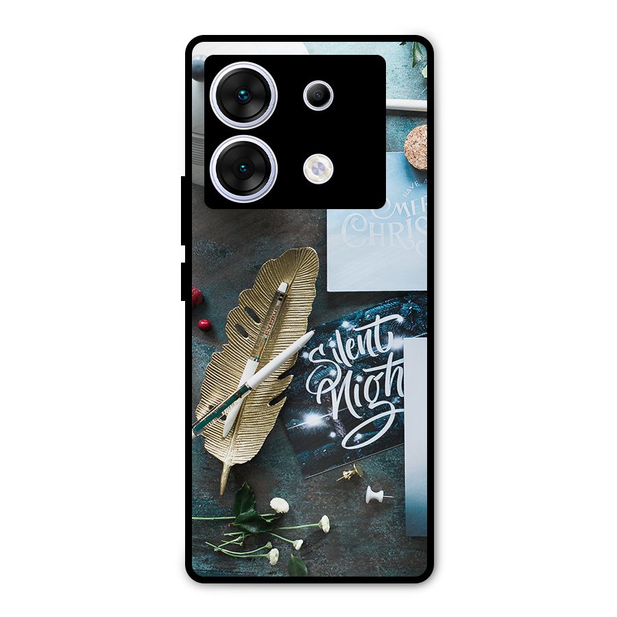 Silent Night Celebrations Metal Back Case for Infinix Zero 30 5G