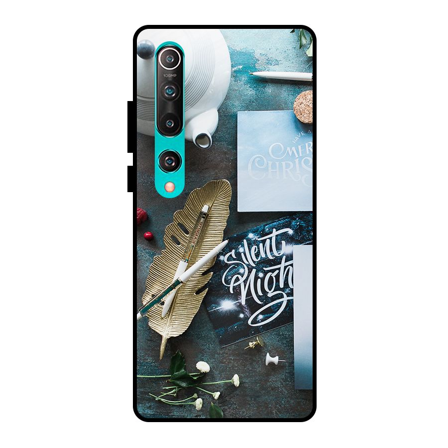 Silent Night Celebrations Metal Back Case for Mi 10