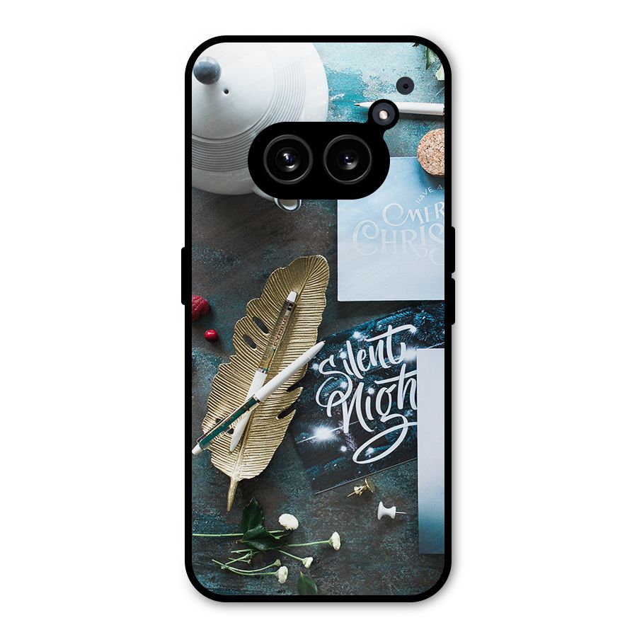 Silent Night Celebrations Metal Back Case for Nothing Phone 2a Plus