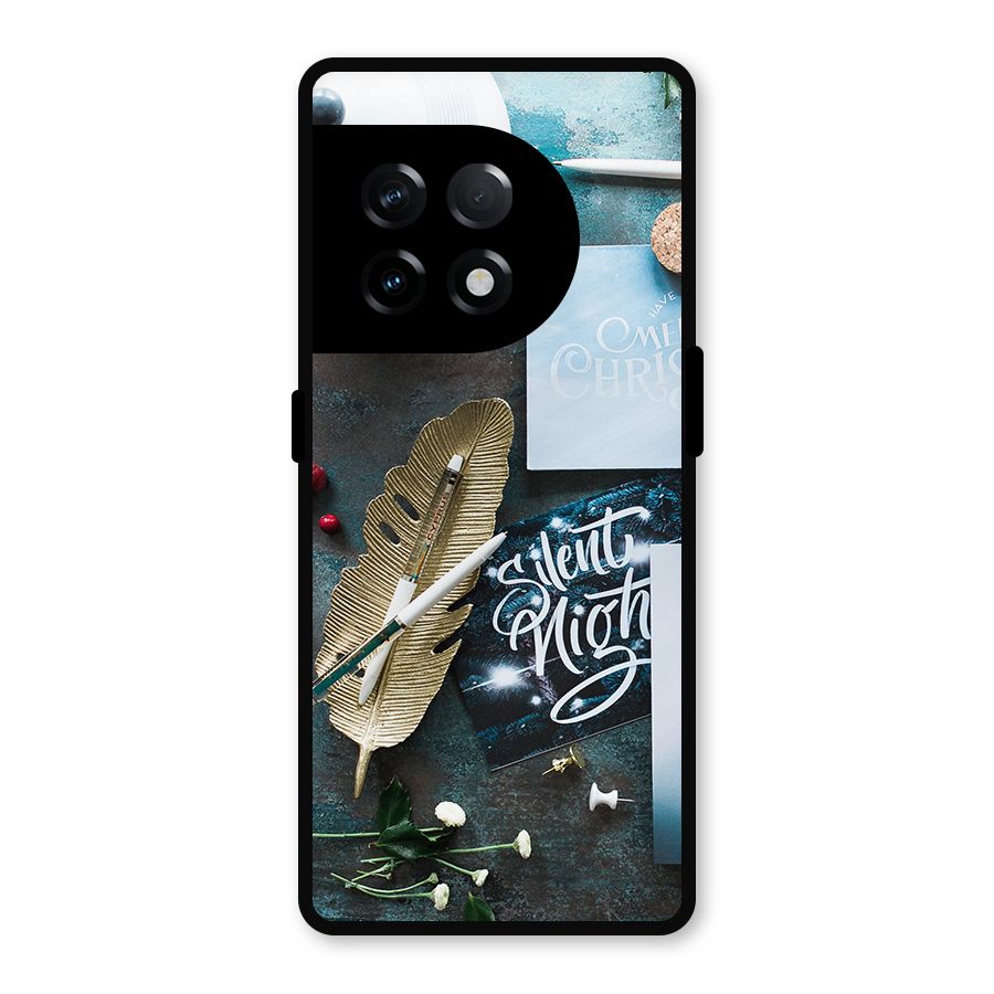 Silent Night Celebrations Metal Back Case for OnePlus 11R