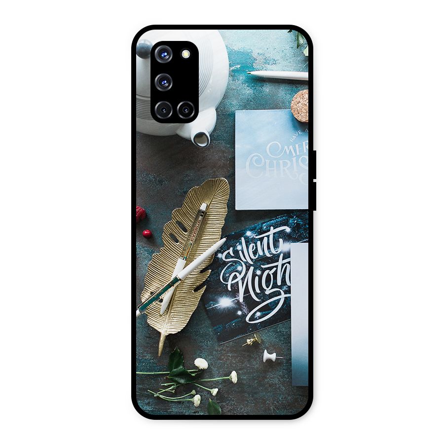 Silent Night Celebrations Metal Back Case for Oppo A52