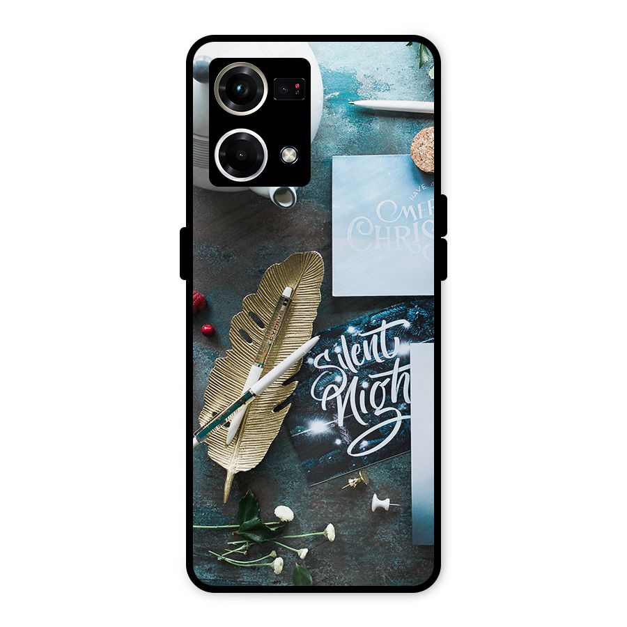Silent Night Celebrations Metal Back Case for Oppo F21s Pro 4G