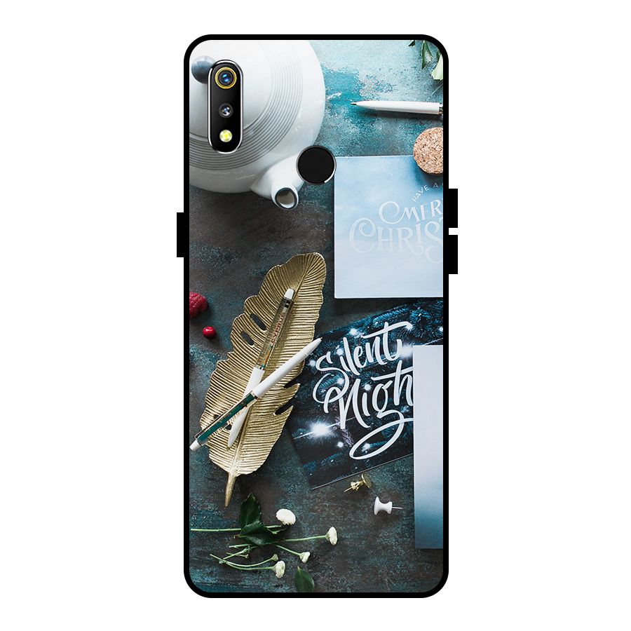 Silent Night Celebrations Metal Back Case for Realme 3