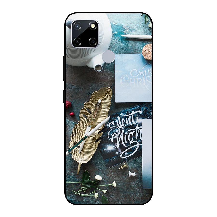 Silent Night Celebrations Metal Back Case for Realme Narzo 20