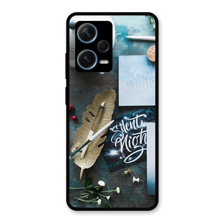 Silent Night Celebrations Metal Back Case for Redmi Note 12 Pro Plus 5G