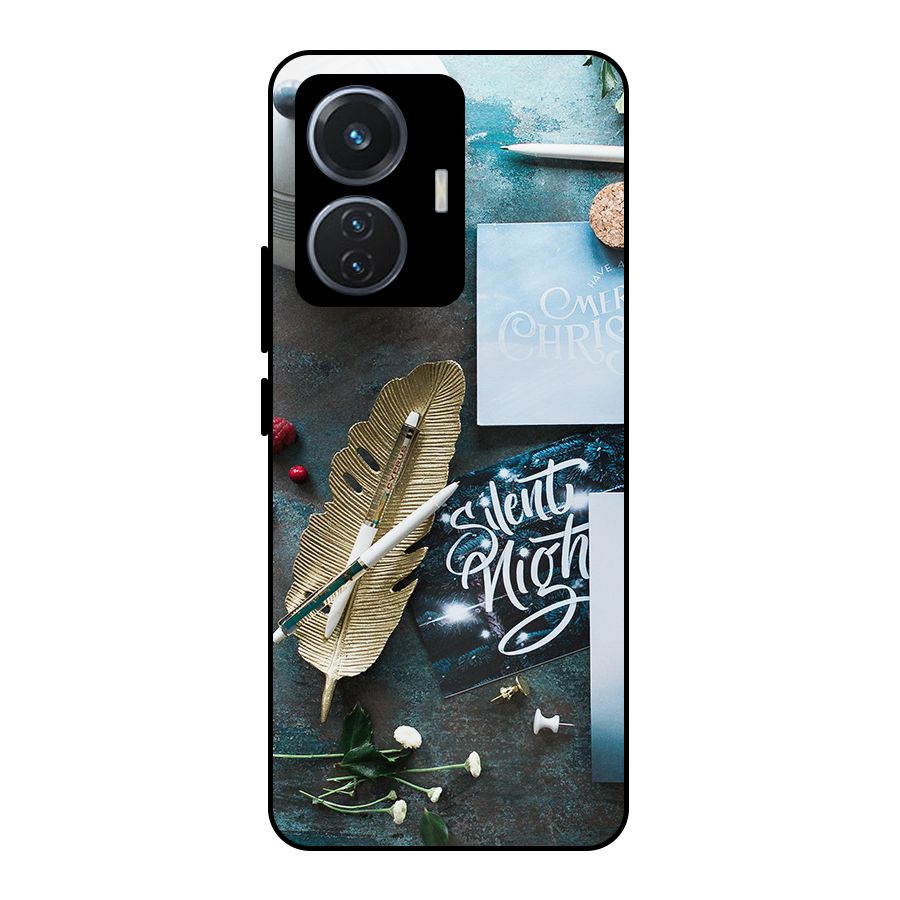Silent Night Celebrations Metal Back Case for Vivo T1 44W