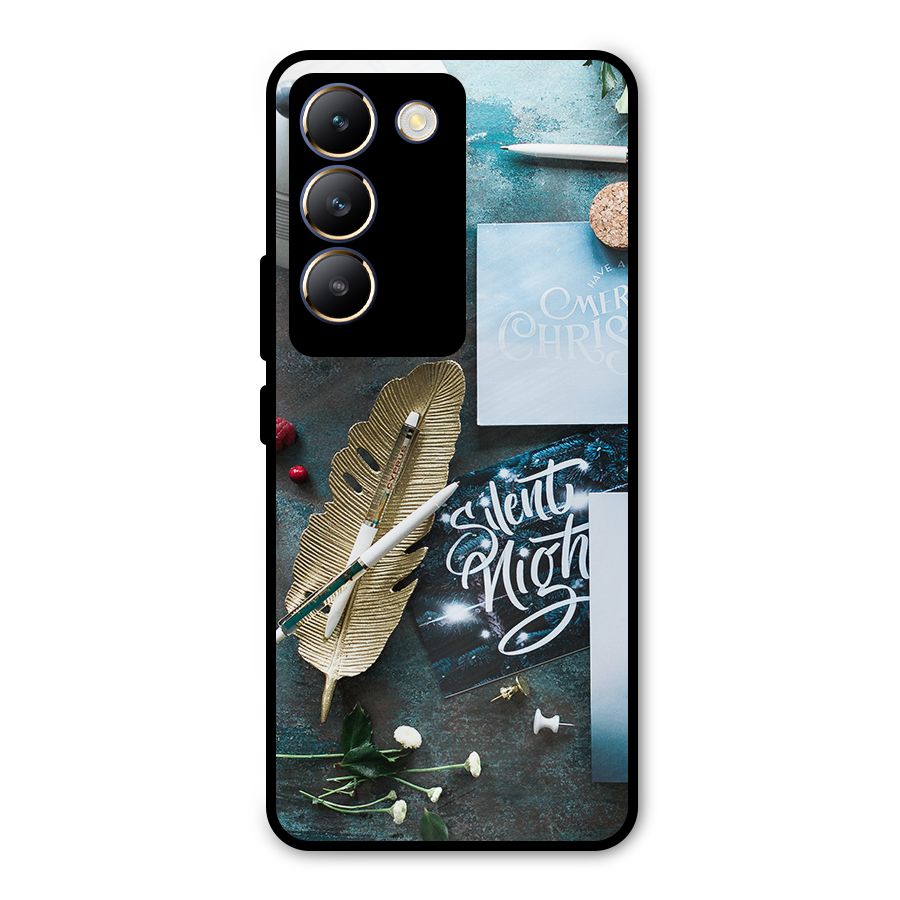 Silent Night Celebrations Metal Back Case for Vivo T3 5G