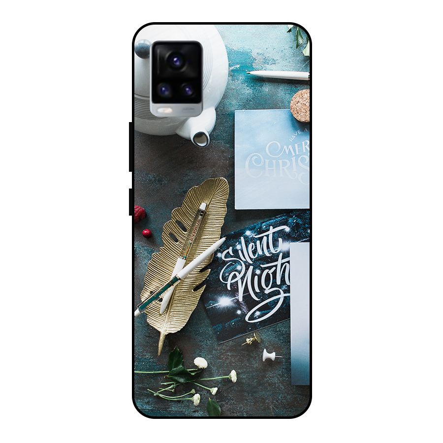 Silent Night Celebrations Metal Back Case for Vivo V20 2021