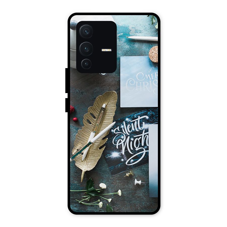 Silent Night Celebrations Metal Back Case for Vivo V23 5G