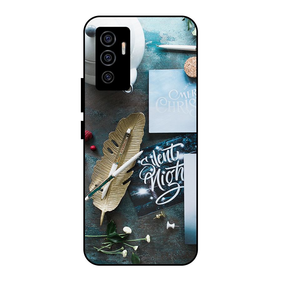 Silent Night Celebrations Metal Back Case for Vivo V23e