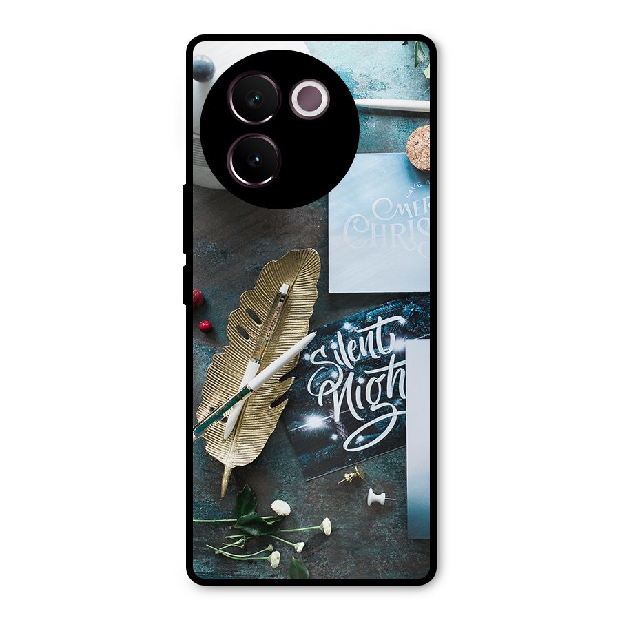 Silent Night Celebrations Metal Back Case for Vivo V30e