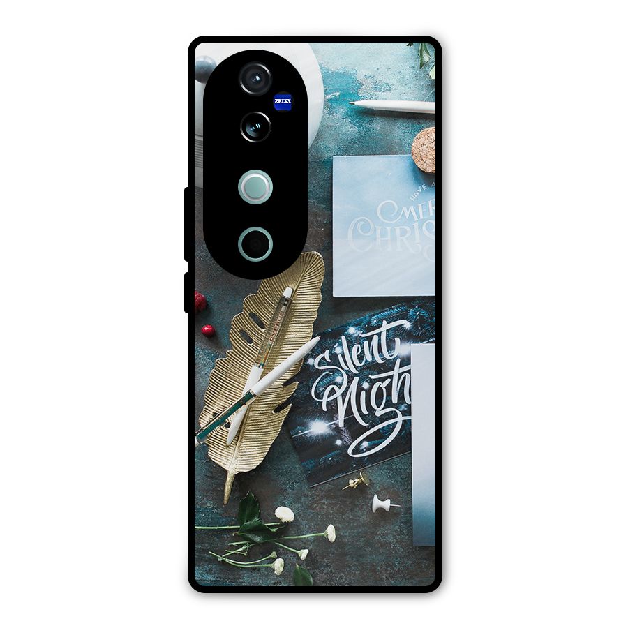 Silent Night Celebrations Metal Back Case for Vivo V40