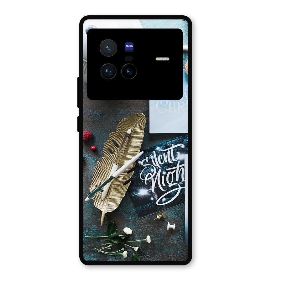 Silent Night Celebrations Metal Back Case for Vivo X80