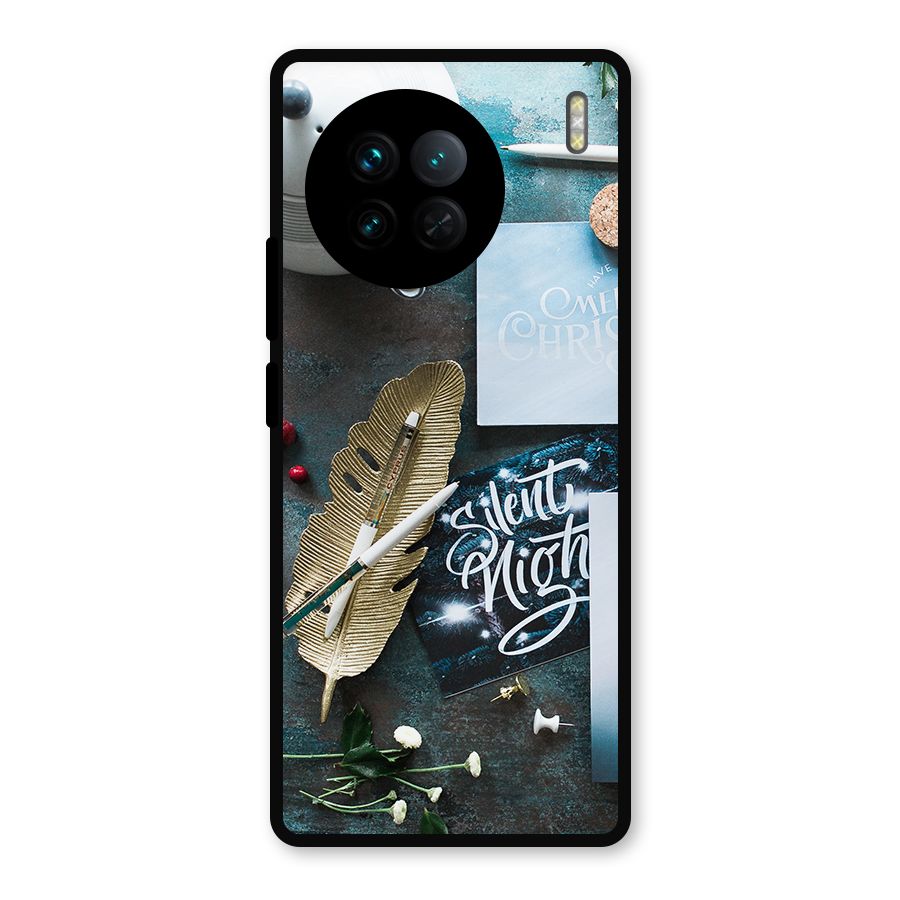 Silent Night Celebrations Metal Back Case for Vivo X90