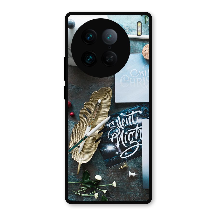 Silent Night Celebrations Metal Back Case for Vivo X90 Pro