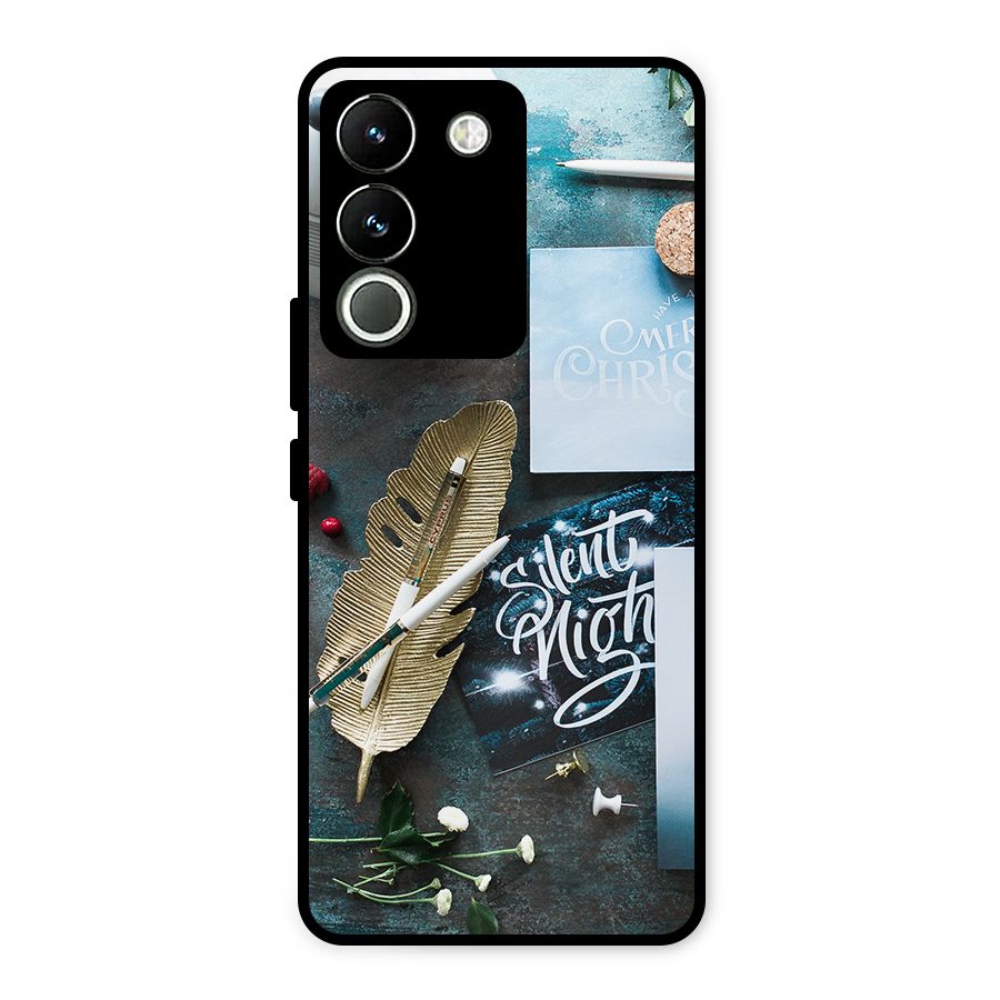 Silent Night Celebrations Metal Back Case for Vivo Y200