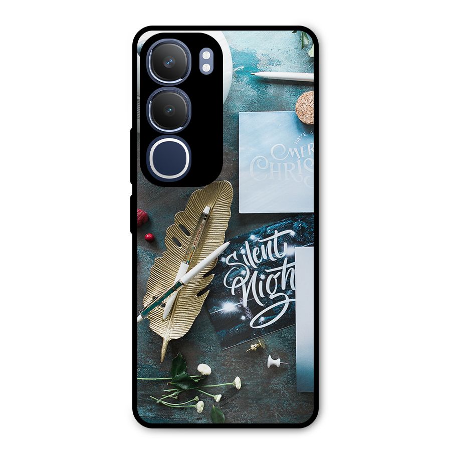 Silent Night Celebrations Metal Back Case for Vivo Y29