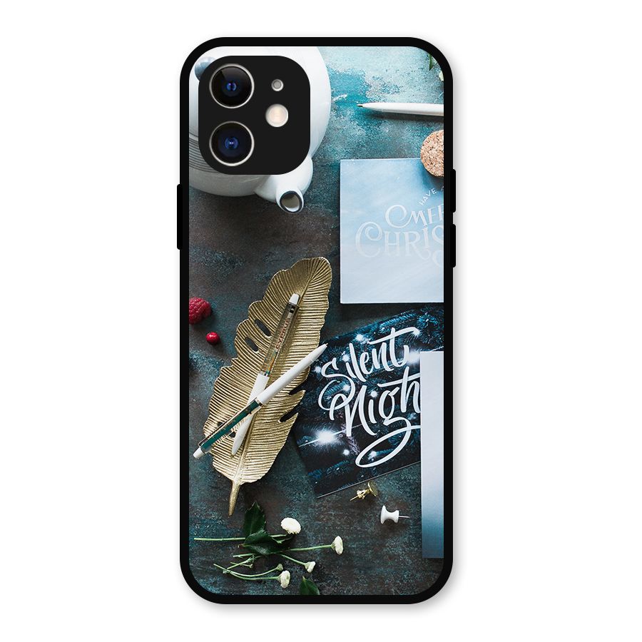 Silent Night Celebrations Metal Back Case for iPhone 12