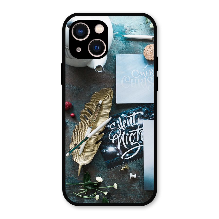 Silent Night Celebrations Metal Back Case for iPhone 13