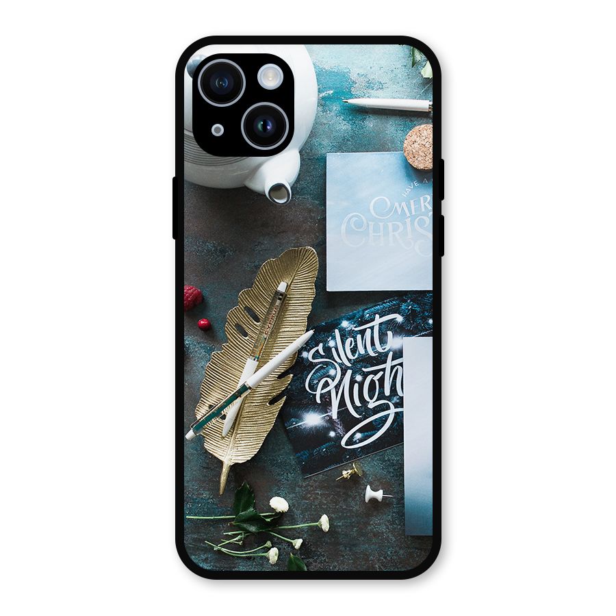 Silent Night Celebrations Metal Back Case for iPhone 14