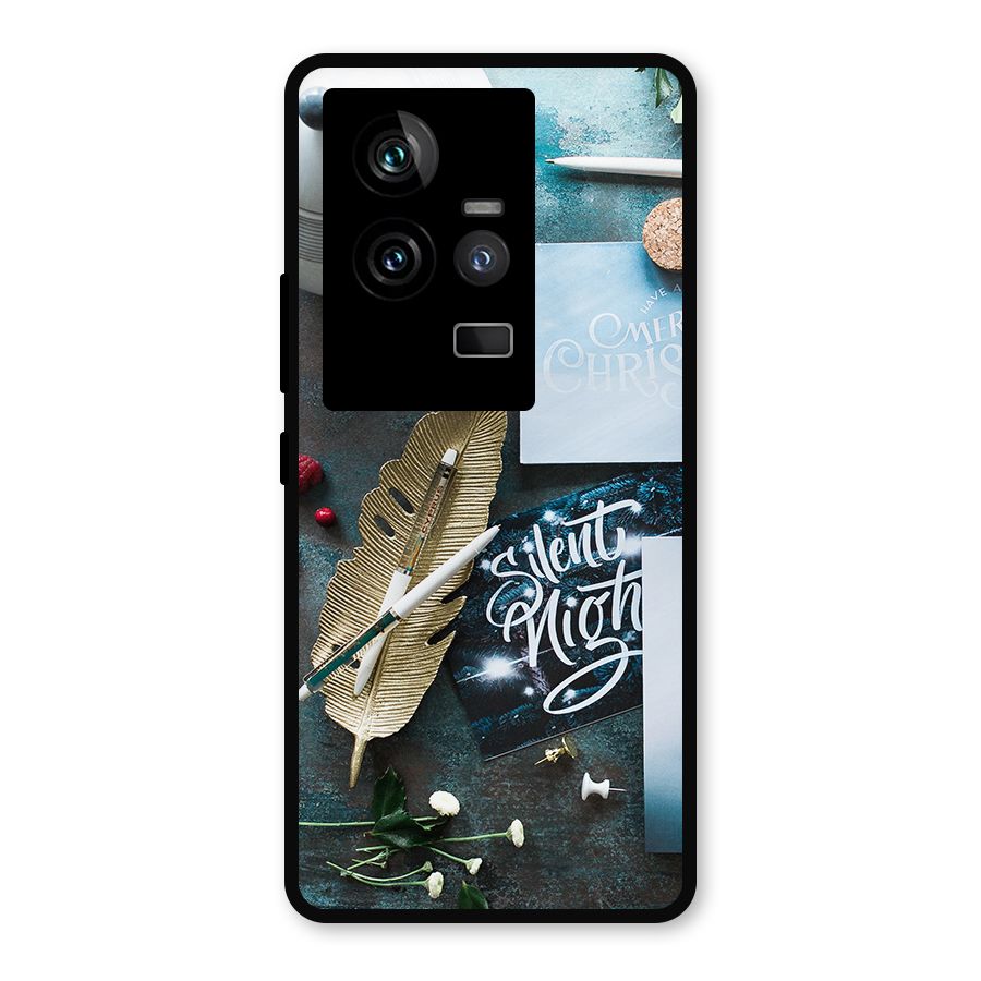 Silent Night Celebrations Metal Back Case for iQOO 11 5G