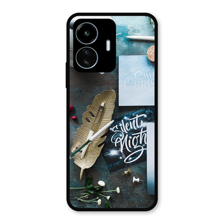 Silent Night Celebrations Metal Back Case for vivo iQOO Z6 Lite 5G