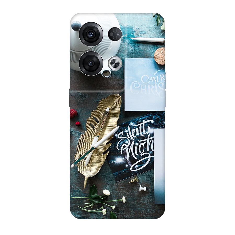 Silent Night Celebrations Original Polycarbonate Back Case for Oppo Reno8 Pro 5G