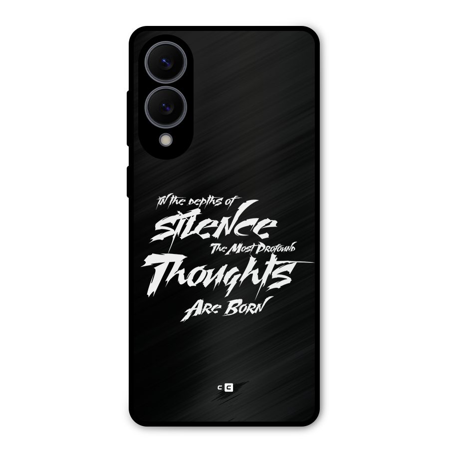 Silent Thoughts Metal Back Case for Galaxy S25 Edge