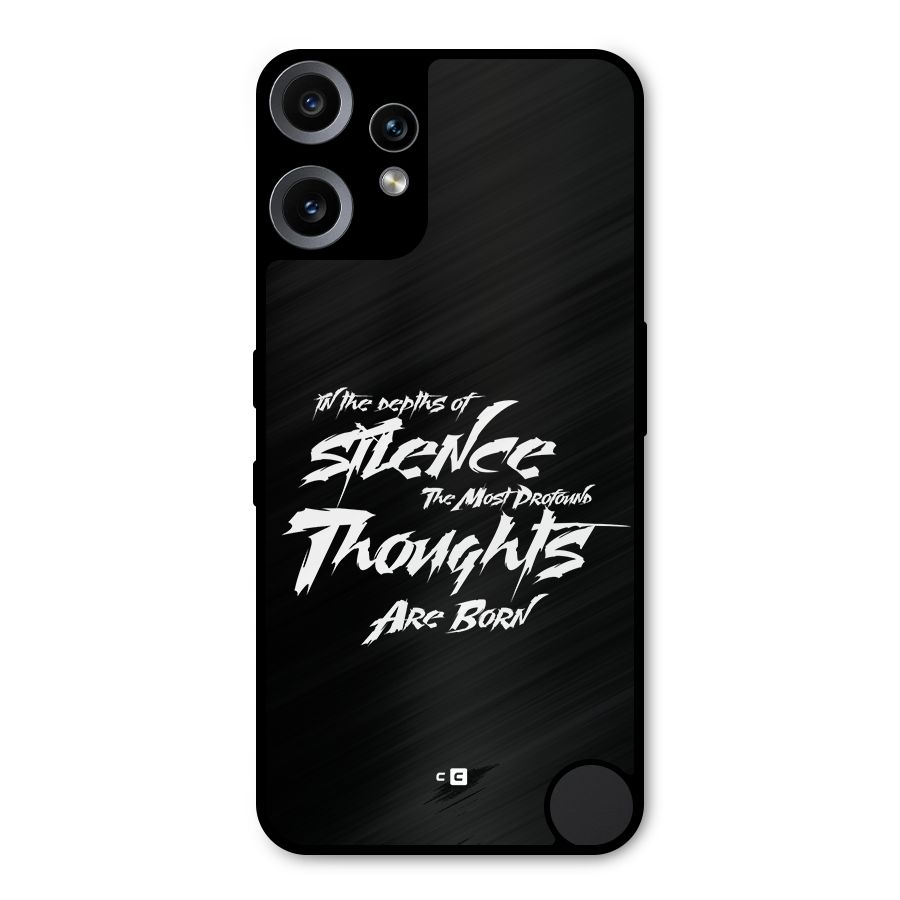 Silent Thoughts Metal Back Case for Nothing CMF Phone 2 Pro
